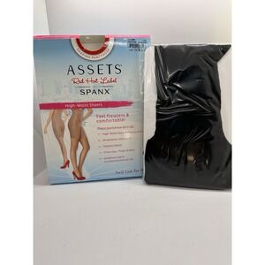 ASSETS Red Hot Label‎ by Spanx High-Waist Sheers Pantyhose 3/C Blackest Black